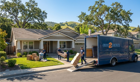 loading belongings into a van during a move in Danville